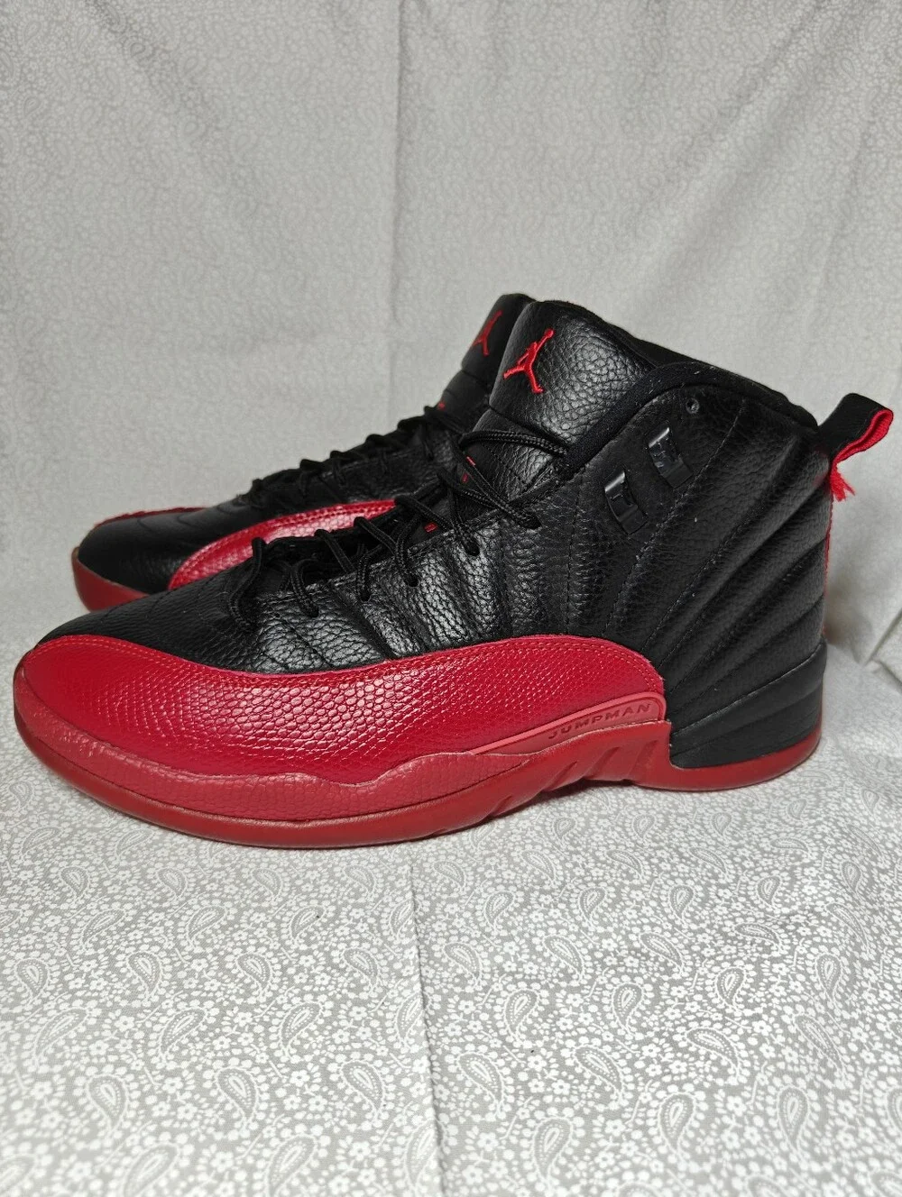Air Jordan 12 Flu Game XII Retro University Gold Black Basketball Sneaker Men 12